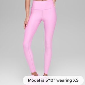 ALO Yoga Candy Heart Pink High-Waist Airlift Leggings